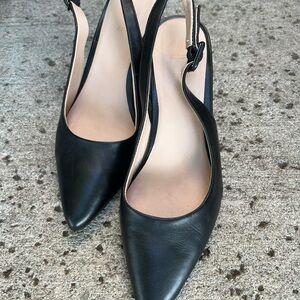 Elegant Black Slingback Heels